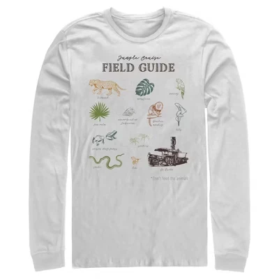 Мужской лонгслив Jungle Cruise Field Guide, белый