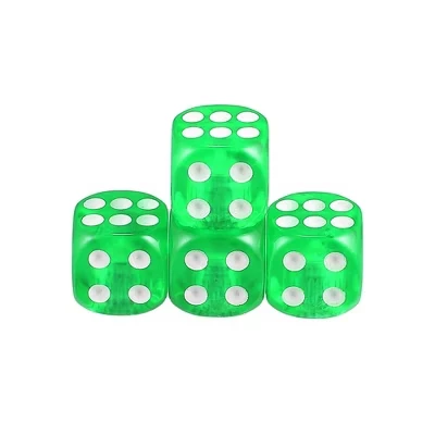 Колпачки для вентилей Unique Bargains кубик, 4 шт., зеленые