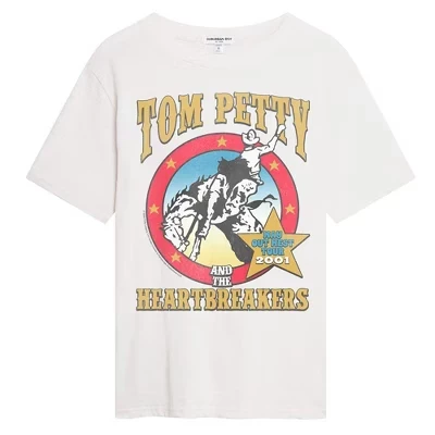 Женская свободная футболка Tom Petty Way Out West Boyfriend Slub от Tom Petty Way Out West