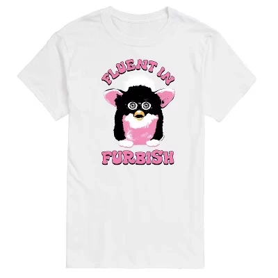 Мужская футболка с коротким рукавом и рисунком Fluent In Furbish, белая