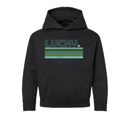 Детское худи The Juniper Shop Lucky Stripes, черное