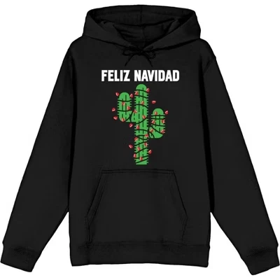 Худи Bioworld Feliz Navidad унисекс, черное