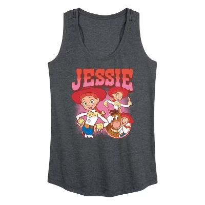 Женская спортивная майка Jessie Bootleg Graphic Racerback Tank heather charcoal