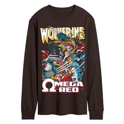 Мужской лонгслив Wolverine Omega Red, коричневый