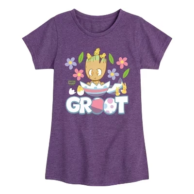 Детская футболка Guardians of the Galaxy Groot, фиолетовая