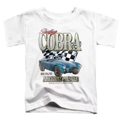 Футболка Cobra American Muscle для маленьких мальчиков белого цвета