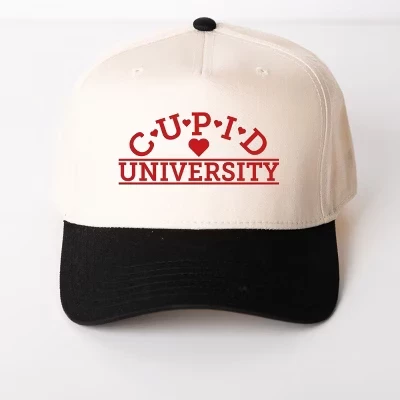 Cupid University Arched - женская парусиновая шляпа дальнобойщика черного цвета