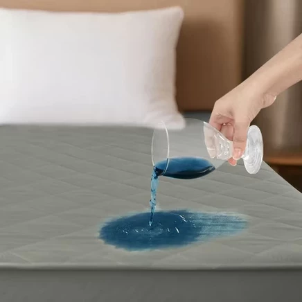 Наматрасник Lux Decor, односпальный, серый