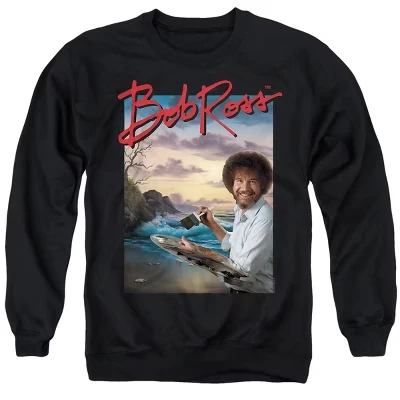 Мужской свитшот LogoVision Bob Ross, черный