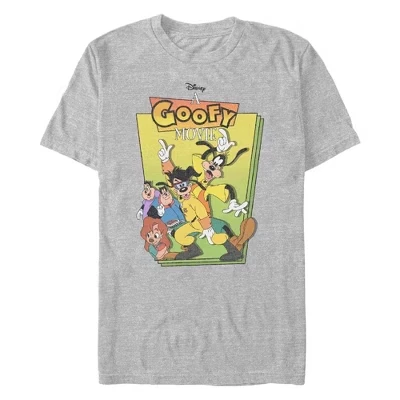 Мужская футболка Disney «A Goofy Movie», серый меланж