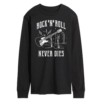 Мужской лонгслив Instant Message Rock N Roll, черный