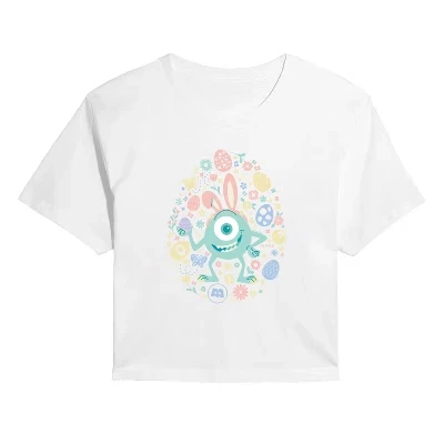 Женская футболка с укороченным рисунком 