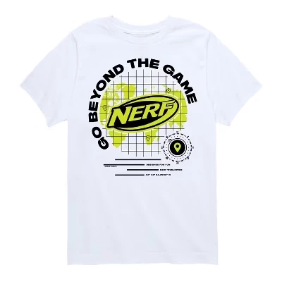 Футболка для мальчиков Nerf Go Beyond The Game, белая