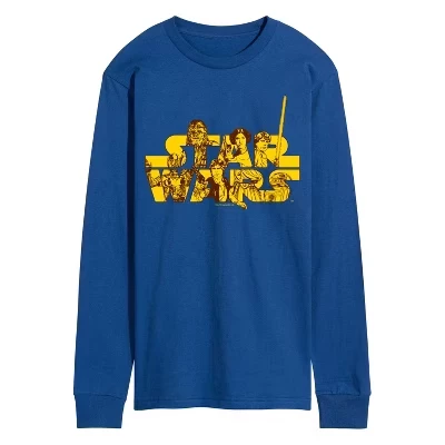 Мужской лонгслив Star Wars Logo Rebels, синий