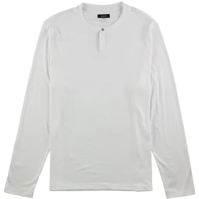Мужская рубашка Henley First Impression белого цвета