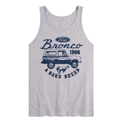 Мужская винтажная майка Bronco редкой породы с графическим рисунком athletic heather