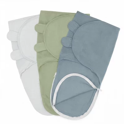 Пеленка Comfy Cubs с молнией 3 шт., голубая