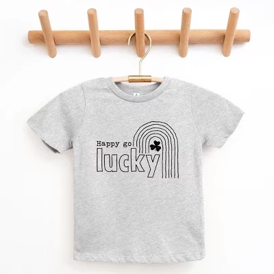 Молодежная футболка с коротким рукавом Happy Go Lucky Shamrock