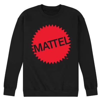 Мужской флисовый свитшот Mattel Original Logo, черный