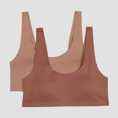 Бюстгальтер для девочек 2pk Bonded Comfort коричневого цвета