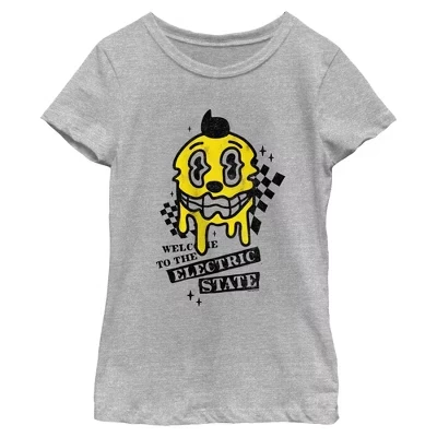Футболка Girls The Electric State Welcome Kid Cosmo спортивная heather