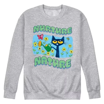 Мужская флисовая толстовка с графическим рисунком Nurture Nature athletic heather