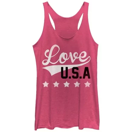 Женская спортивная майка Lost Gods Fourth of July Love USA Racerback