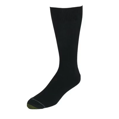 Мужские носки Gold Toe Metropolitan (увеличенный размер), 3 пары, черные