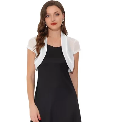 Женское болеро INSPIRE CHIC из сетки, белое