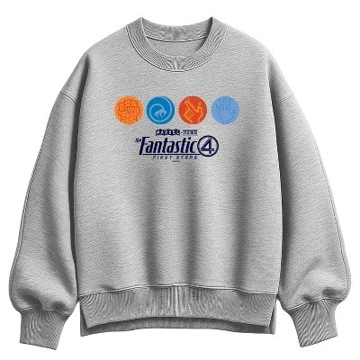 Женская толстовка - - F4 Icons Oversize из флиса с капюшоном athletic heather