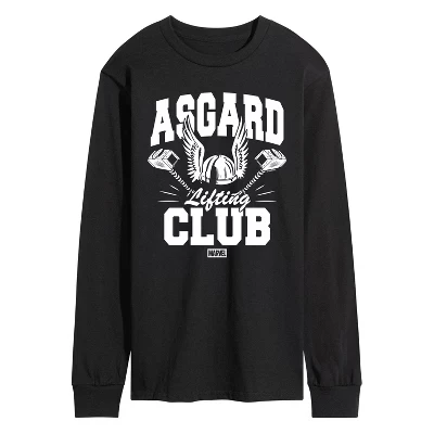 Мужской лонгслив Marvel Thor Asgard Lift Club, черный