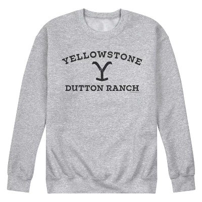 Мужская флисовая толстовка с графическим рисунком Dutton Ranch athletic heather