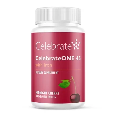 Мультивитамины CelebrateONE 45 жевательные для бариатрии, с железом, 30 шт.