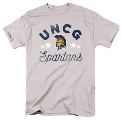 Мужская футболка NCAA UNC Greensboro Spartans, серебристая