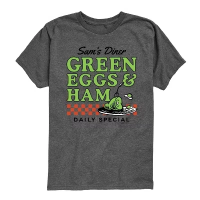 Футболка Sam's Diner с коротким рукавом и графическим рисунком heather charcoal