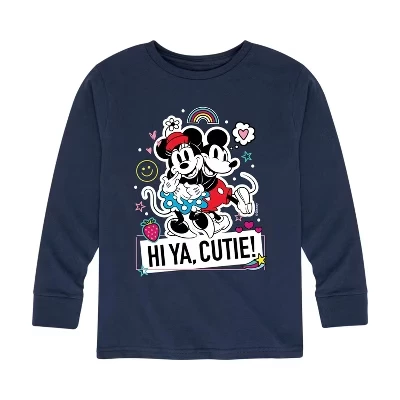 Лонгслив для мальчиков Disney «Микки и Минни», синий