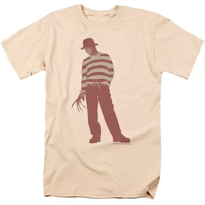 Мужская футболка Nightmare on Elm Street Freddy Fashion кремового цвета