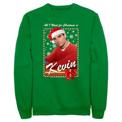 Мужская толстовка Kevin All I Want for Christmas зеленого цвета