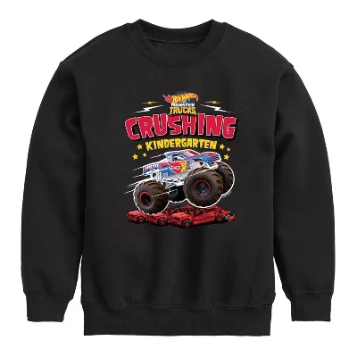 Толстовка для мальчиков Hot Wheels «Детсад», черная