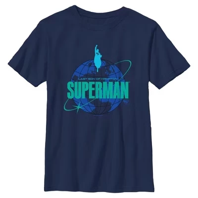Детская футболка DC Comics Superman ретро, синяя