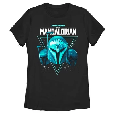 Женская футболка The Mandalorian Bo-Katan Nite Owl Helmets черного цвета