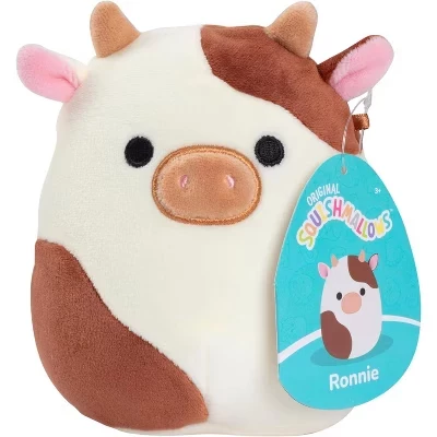 Мягкая игрушка Squishmallows Ронни, корова, 13 см