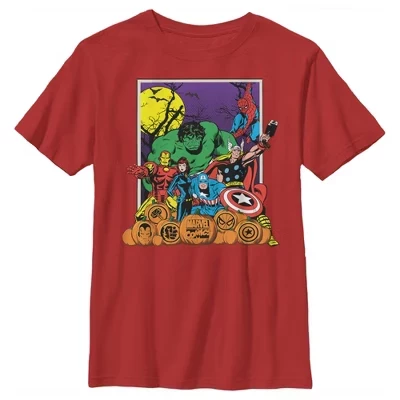 Футболка для мальчиков Marvel Avengers, красная