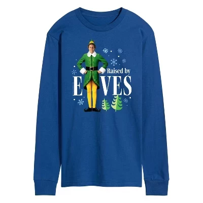 Мужская футболка Elf Raised By Elves, синяя