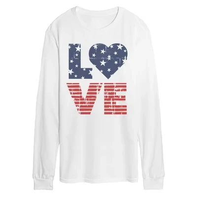 Мужской лонгслив Instant Message Love USA, белый