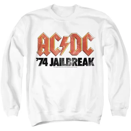 Мужской свитшот ACDC Jailbreak, белый