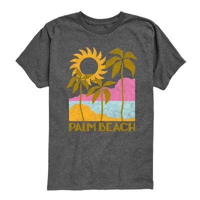 Мальчиковая футболка Instant Message «Palm Beach Deco», меланж