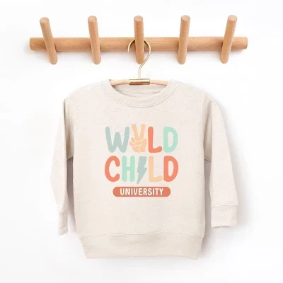 Молодежная ультрамягкая толстовка с рисунком Wild Child Peace из натуральной кожи