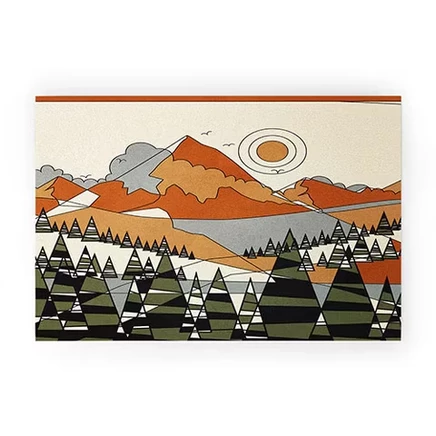 Коврик Society6 Nadja Wild «Пейзаж 3», 76×51 см