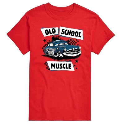 Мужская футболка Doc Hudson Old School Muscle с коротким рукавом и графическим рисунком, красная